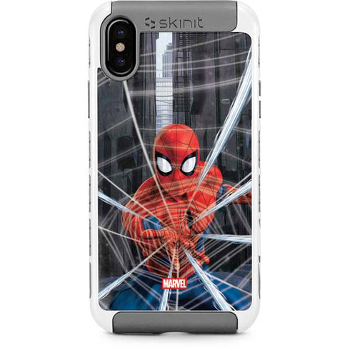 Marvel Spiderman Web Throw iPhone Cases